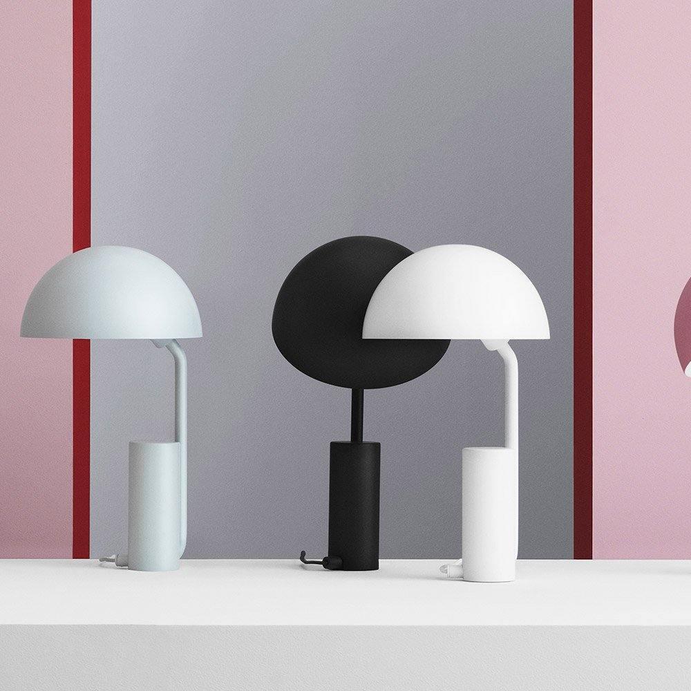 Modern LED Cap Table Lamp - Adjustable Brightness Bedside Desk Light for Living Room, Bedroom, Office - Warm White & Cool White Dimmable Nightstand Lamp