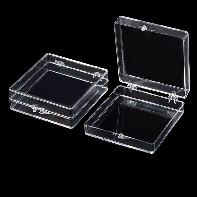 4pcs Press On Nail Storage Box - Empty False Nail Organizer with 10 Compartments for Nail Artists | Perfect for Salon, Travel & Home Nail Care Organization