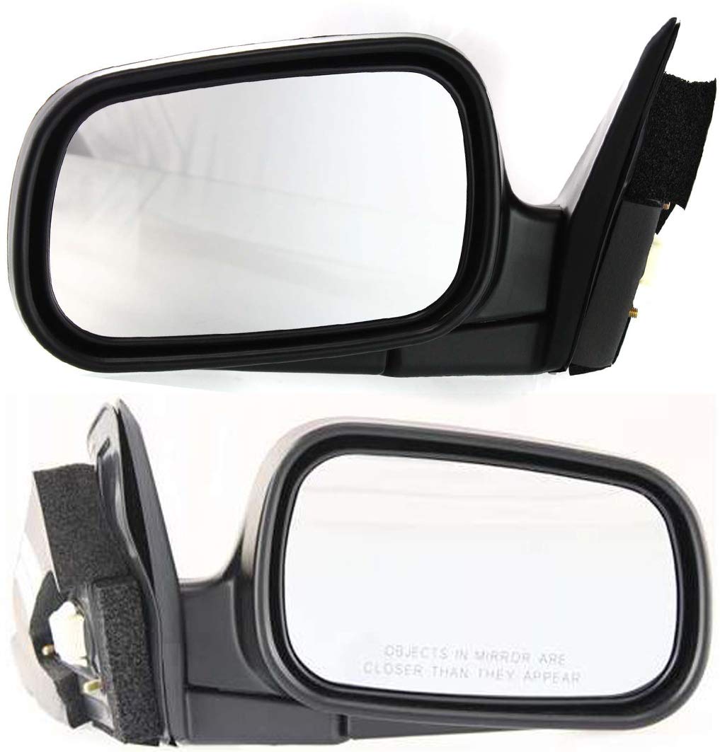 1994-1997 Honda Accord Coupe Power Side Mirrors - Driver & Passenger Side Heated Paintable Auto Replacement Mirrors for Enhanced Safety & Style | Perfect for Night Driving, Parking Assistance & Custom Paint Matching