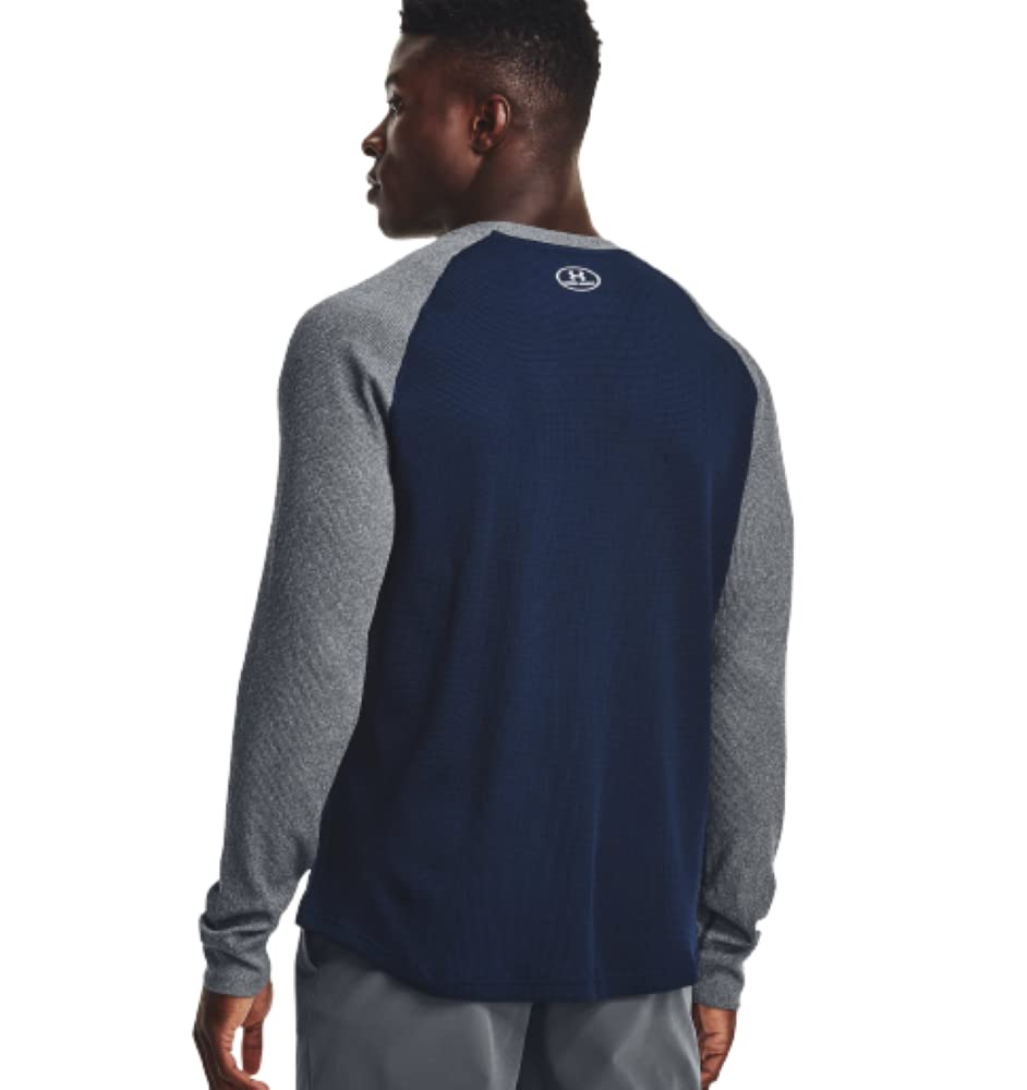 Under Armour Men's UA Waffle Crew Long Sleeve Shirt - Moisture-Wicking, Breathable Workout Top for Gym, Running & Outdoor Activities