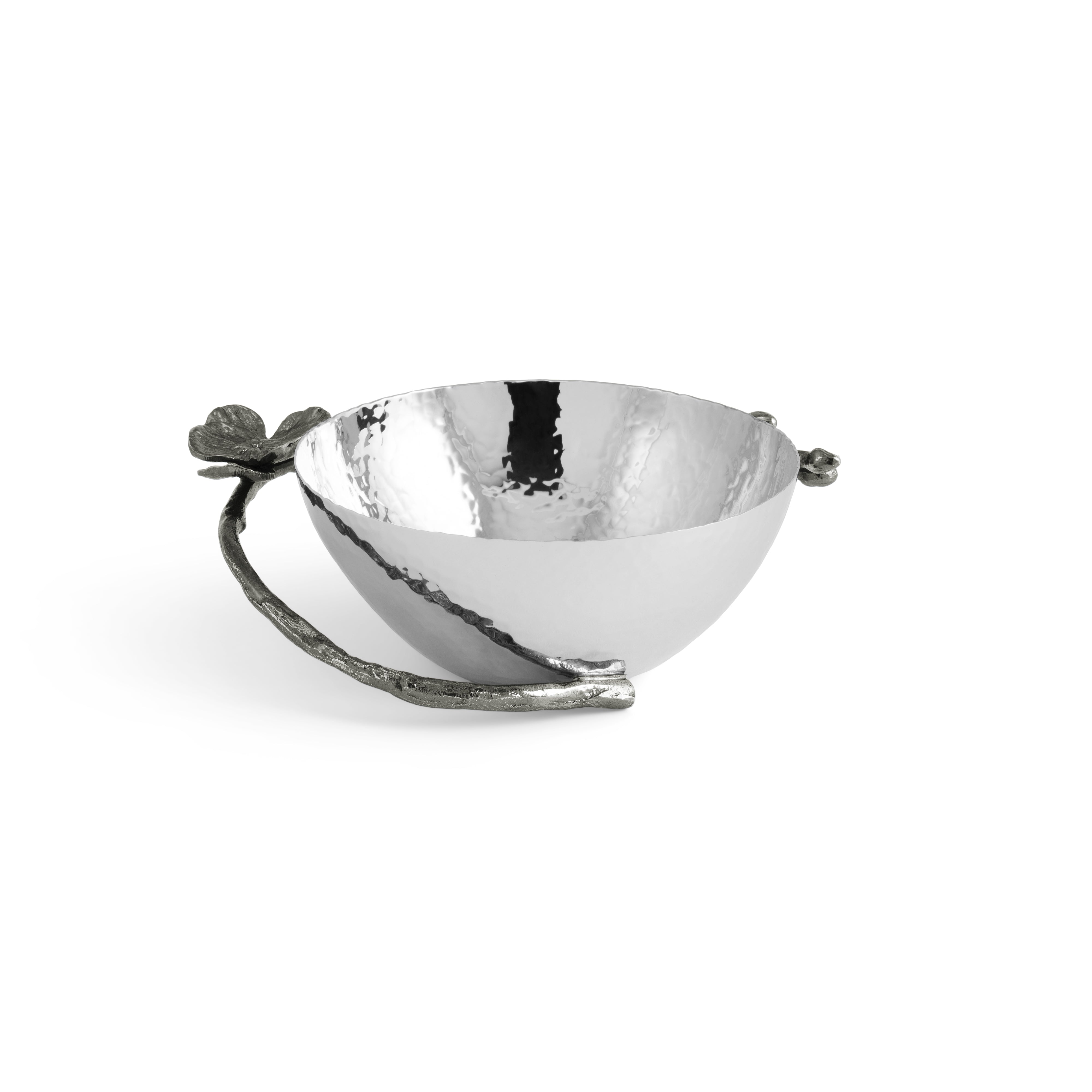 Premium Black Orchid Nut Dish - Elegant Snack Bowl for Nuts, Candy & Party Treats - Perfect for Entertaining, Home Decor & Gift Giving