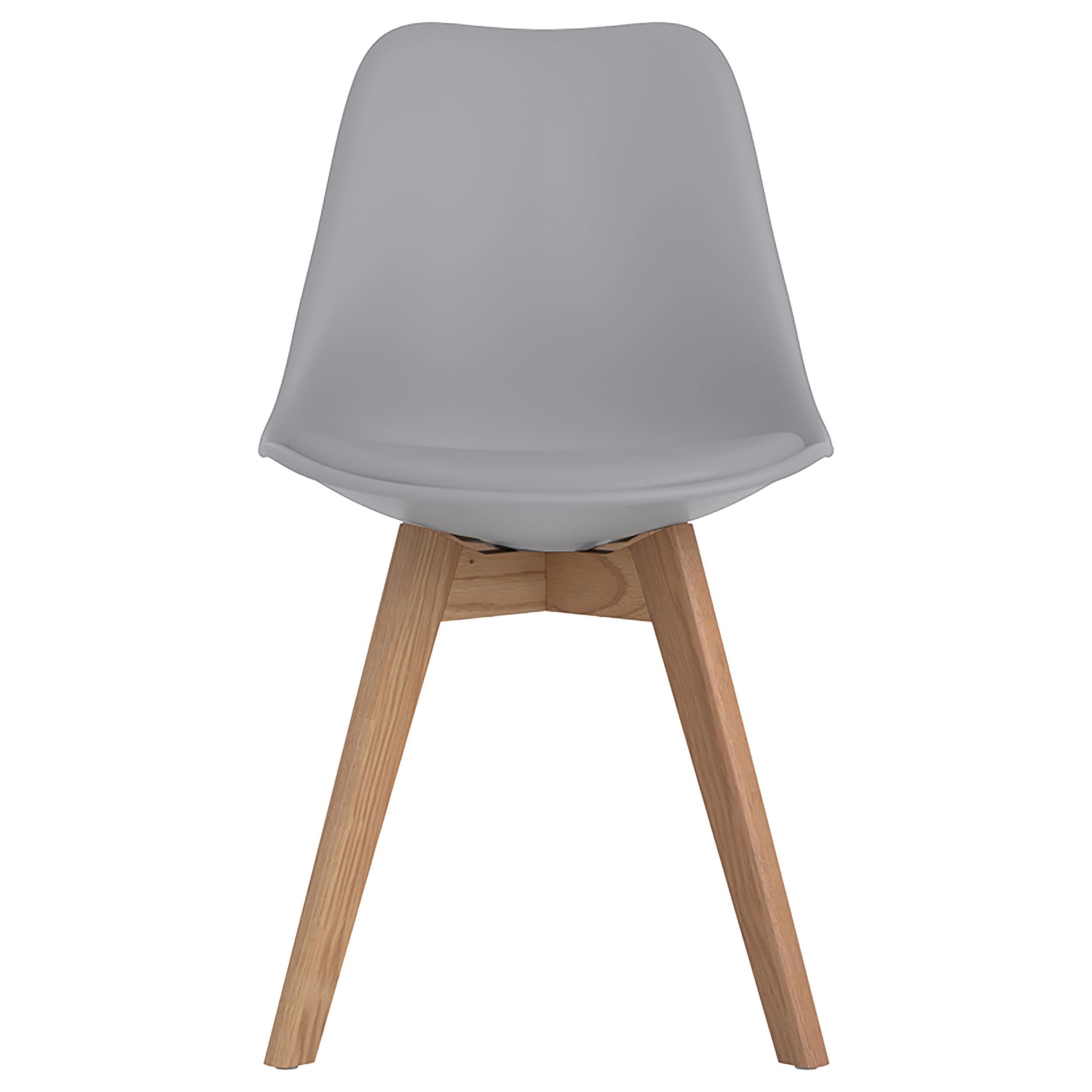 Coaster Home Furnishings Caballo Polypropylene Dining Side Chairs Grey (Set of 2) - Modern Kitchen & Dining Room Furniture for Small Spaces