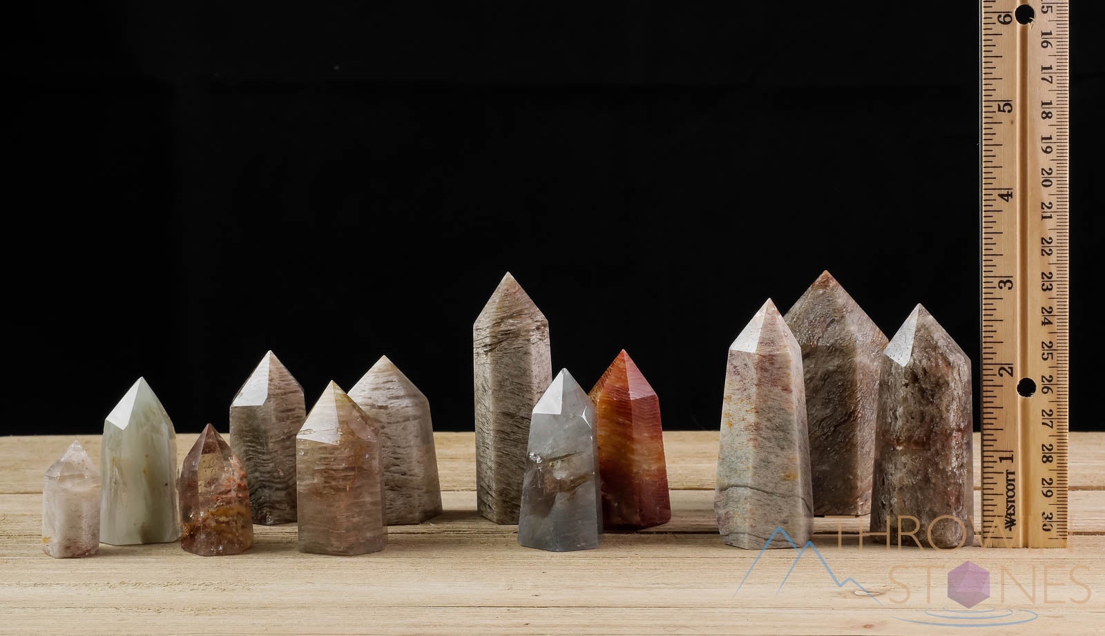 Garden Quartz Crystal Tower – Natural Healing Stone Wand, Point & Obelisk for Meditation, Reiki, Chakra Balancing | Spiritual Home Decor Gift (E1560)