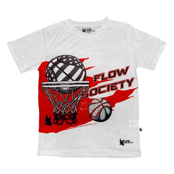 **Youth & Adult Flow Dunk T-Shirt - Comfortable & Stylish Basketball Tee for Men and Women - Perfect for Casual Wear, Sports & Street Fashion**