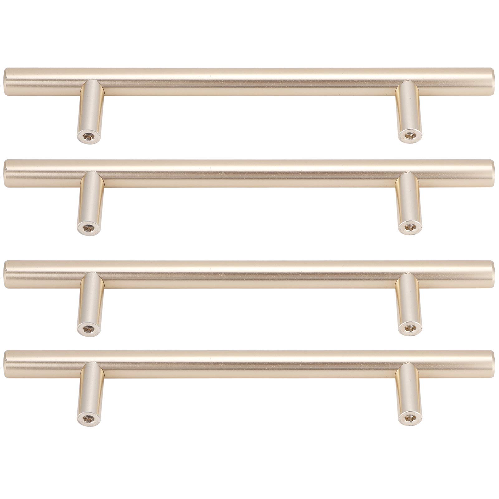 Vintage Barn Door Handles 4-Pack - Cabinet & Drawer Pulls - Rustic Farmhouse Hardware for Kitchen, Bathroom & Furniture - Easy Installation
