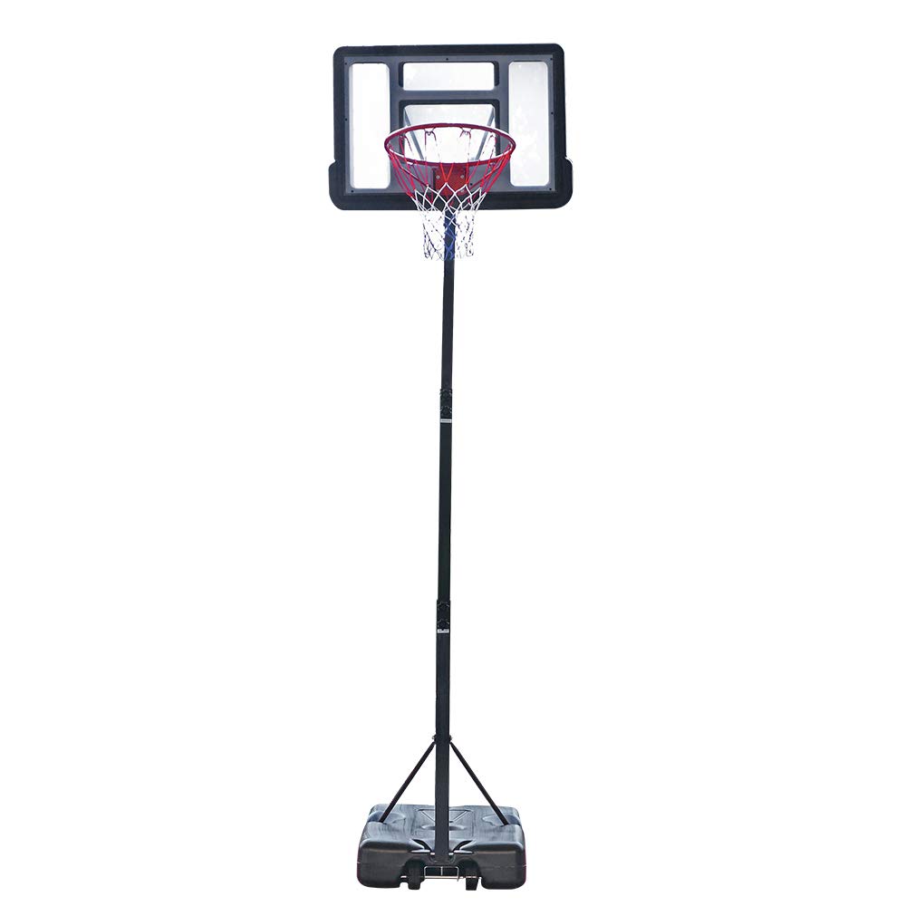Adjustable Basketball Hoop - Portable 7ft-8.5ft PVC Backboard for Teens | Outdoor & Indoor Play