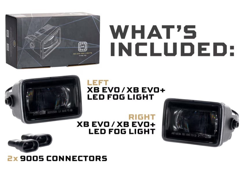 Ford F-150 (2015-2017) XB Evo LED Fog Lights - High Performance Off-Road Lighting for Trucks - Perfect for Night Driving & Adventure Trips