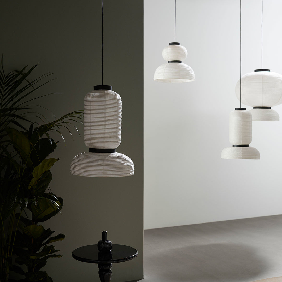 Formakami JH4 Pendant Lamp - Modern Paper Pendant Light for Dining Room, Living Room & Bedroom | Scandinavian Design Ceiling Light Fixture