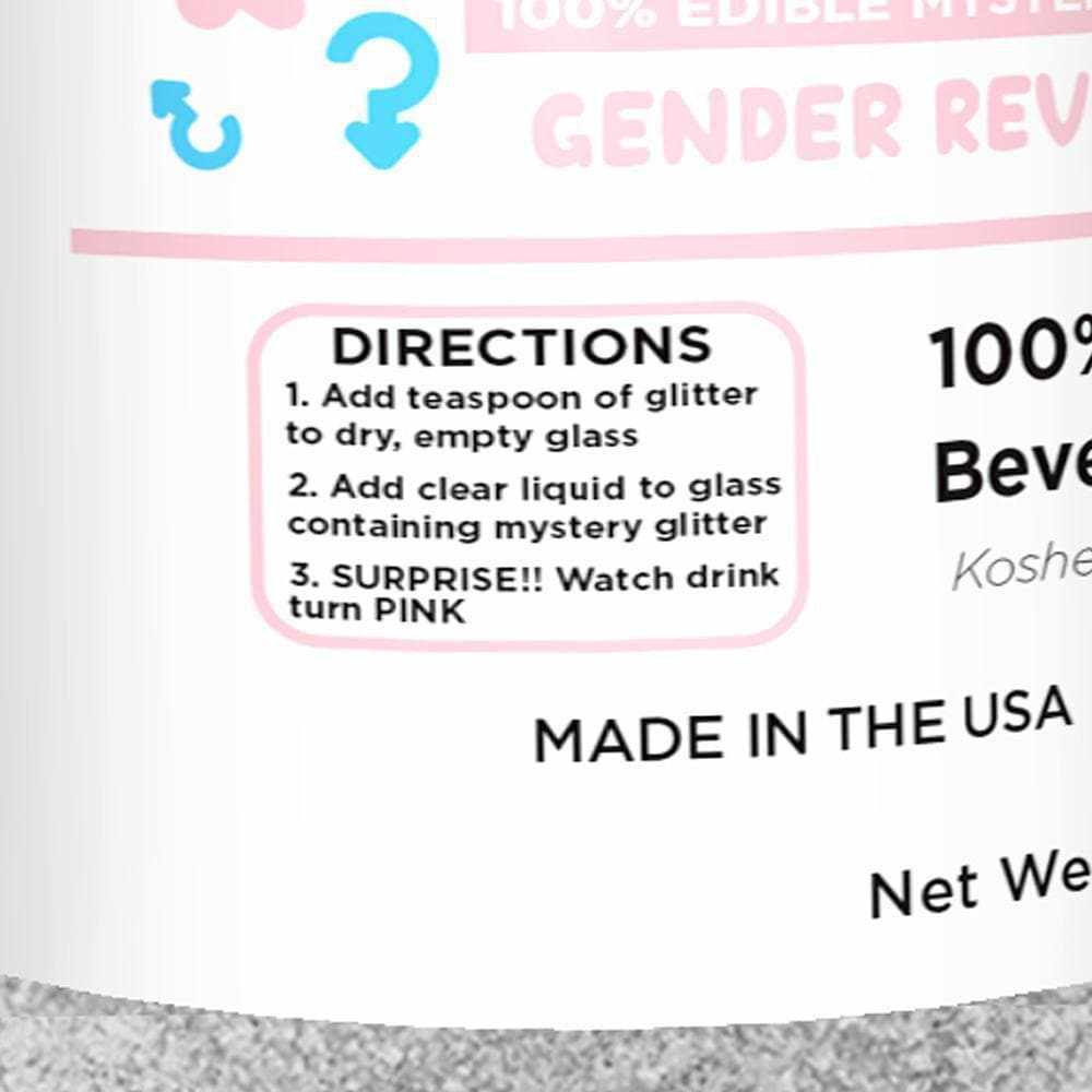 Pink Baby Gender Reveal Confetti Spray - 25g with Pump for Gender Reveal Parties, Baby Showers & Celebrations
