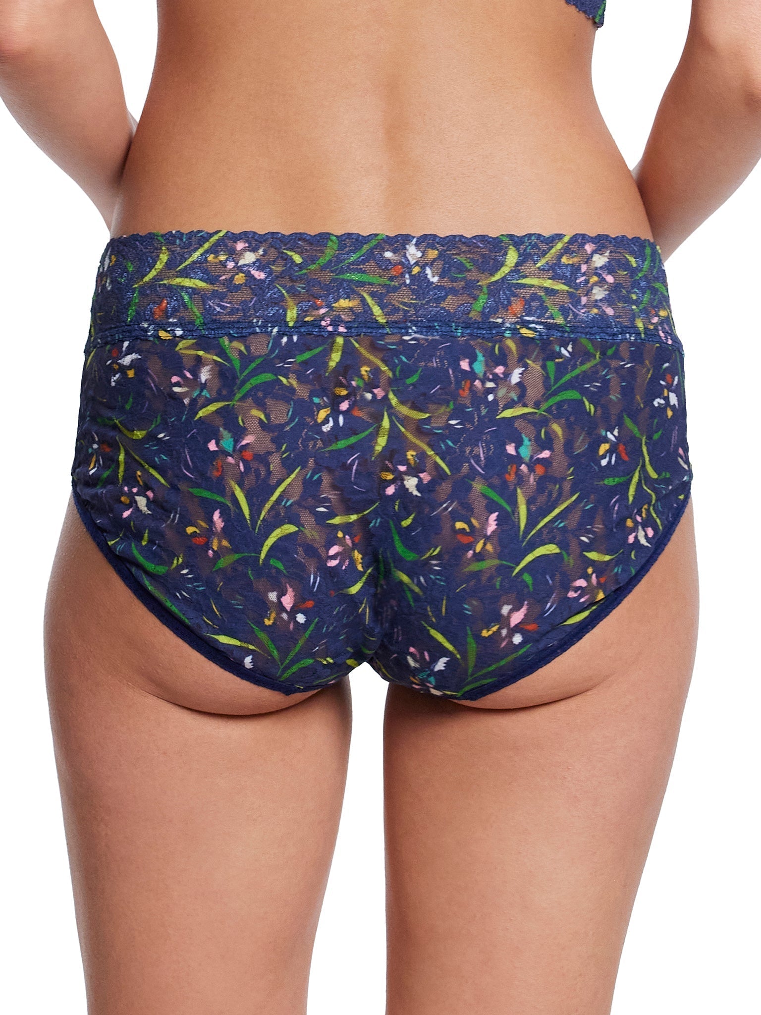 Printed Signature Lace® French Brief - Elegant Women's Underwear for Comfort & Style | Perfect for Everyday Wear, Special Occasions & Bridal Lingerie