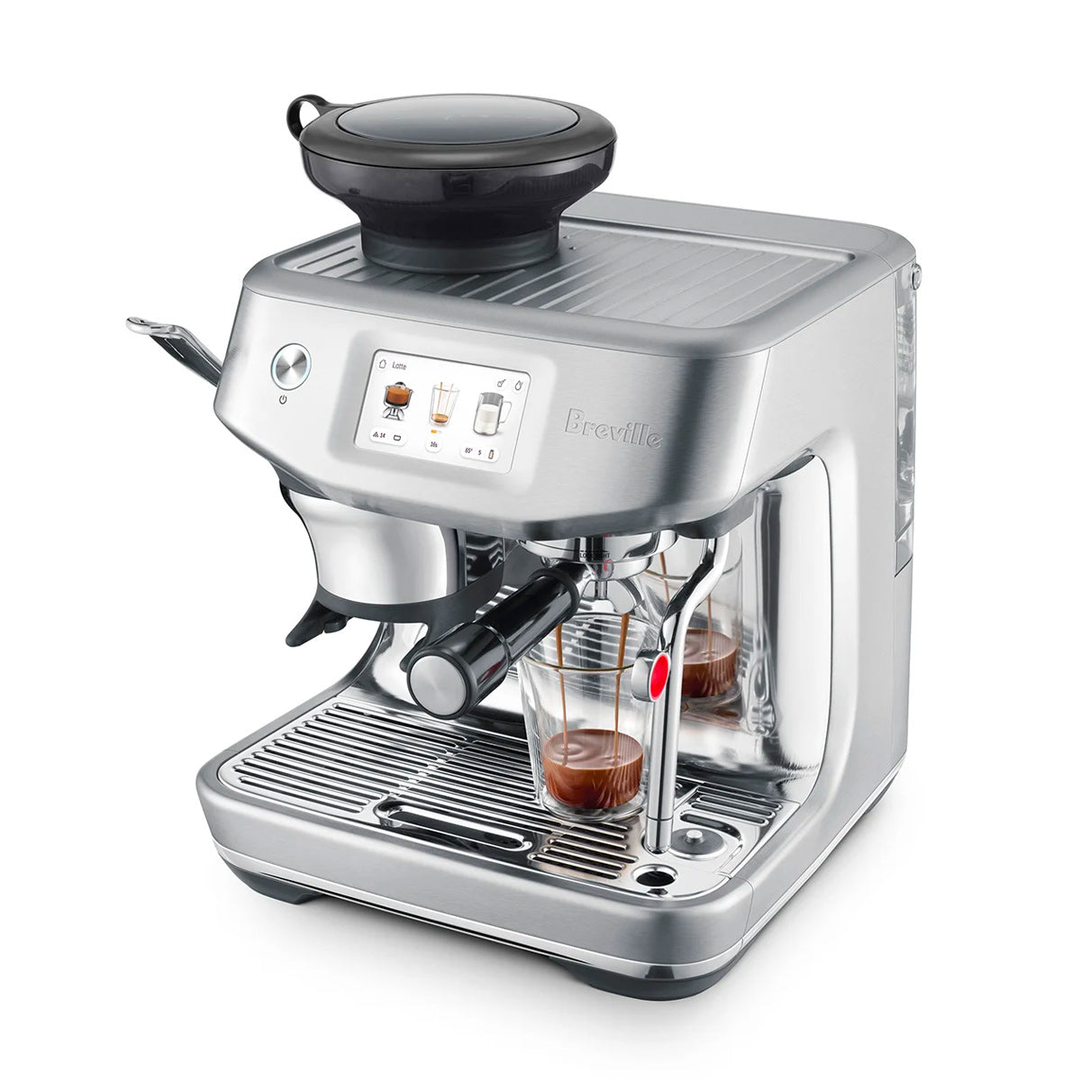 Breville Barista Touch Impress Automatic Espresso Machine BES881BSS - Premium Coffee Maker for Home Baristas & Espresso Lovers - Perfect for Morning Brews, Entertaining Guests & Coffee Shops