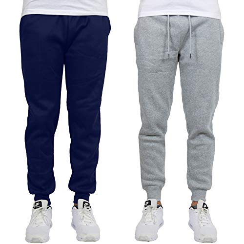 500-navy & Heather Grey