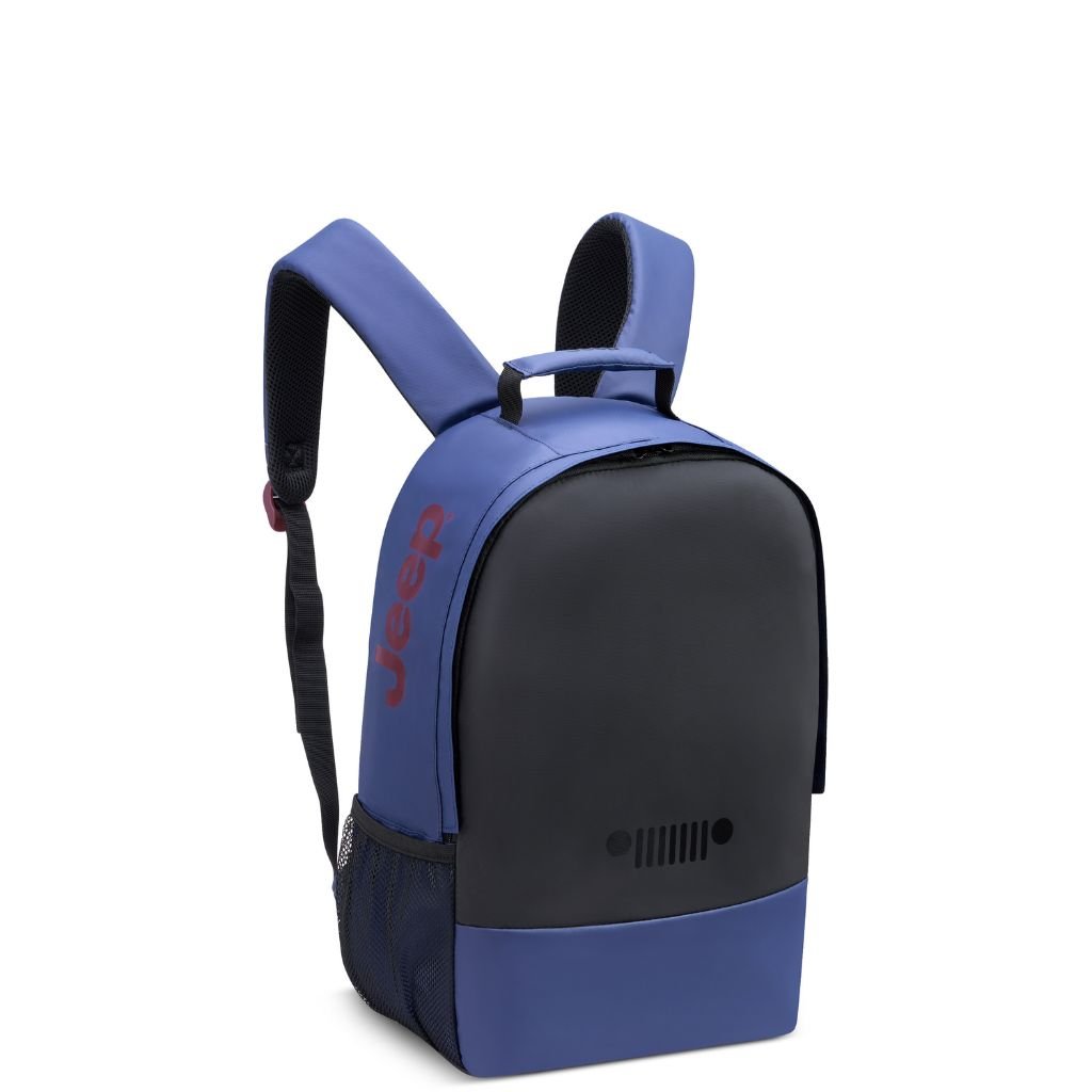 Jeep Duel Material 15.6 Inch Laptop Backpack - Water-Resistant Navy Blue Computer Bag for Work, School & Travel