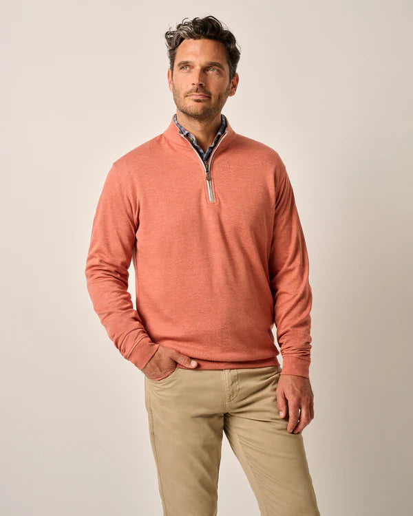 Johnnie-O Men's 1/4 Zip Long Sleeve Shirt - Comfortable & Stylish Golf & Casual Wear for Men