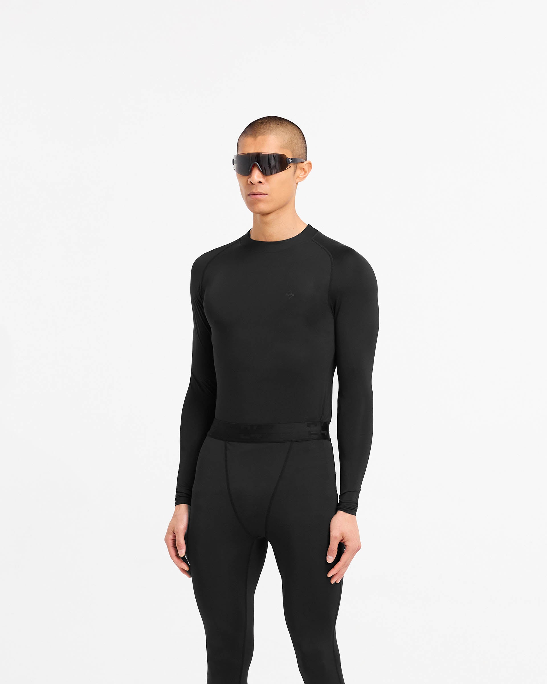 247 Compound Long Sleeve T-Shirt for Men - Comfortable & Durable Black Workout Shirt - Gym, Running & Outdoor Activities