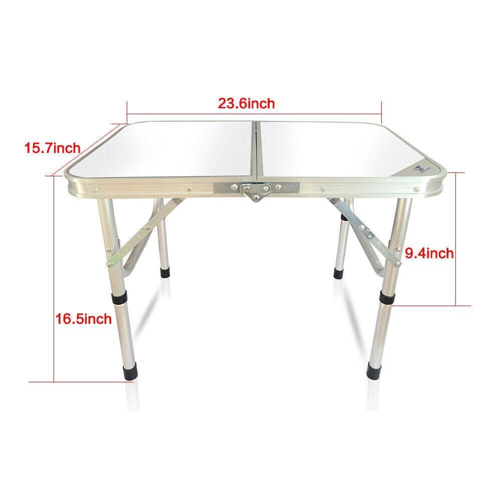 Ultra Lightweight Mini Folding Table - Portable Laptop & Camping Table for Outdoor, Patio & Kitchen Use