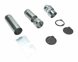 Amana W10323246 4-Way Dryer Vent Kit - Gray & Black | Compatible with Most Dryers | Ideal for Tight Spaces & Flexible Venting Solutions