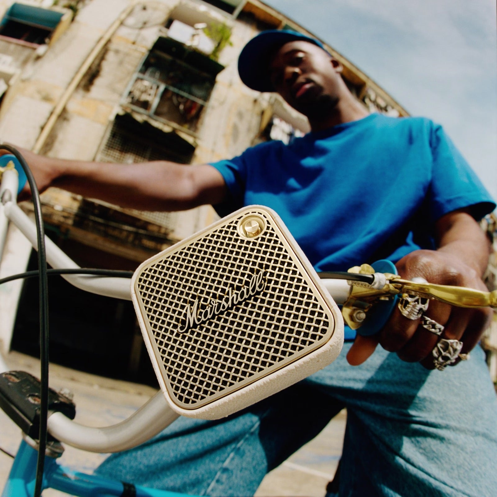 Marshall Willen II Portable Bluetooth Speaker - Wireless Outdoor Speaker with Rich Bass, IP67 Waterproof, 15+ Hours Playtime - Perfect for Travel, Camping, Beach & Home Use