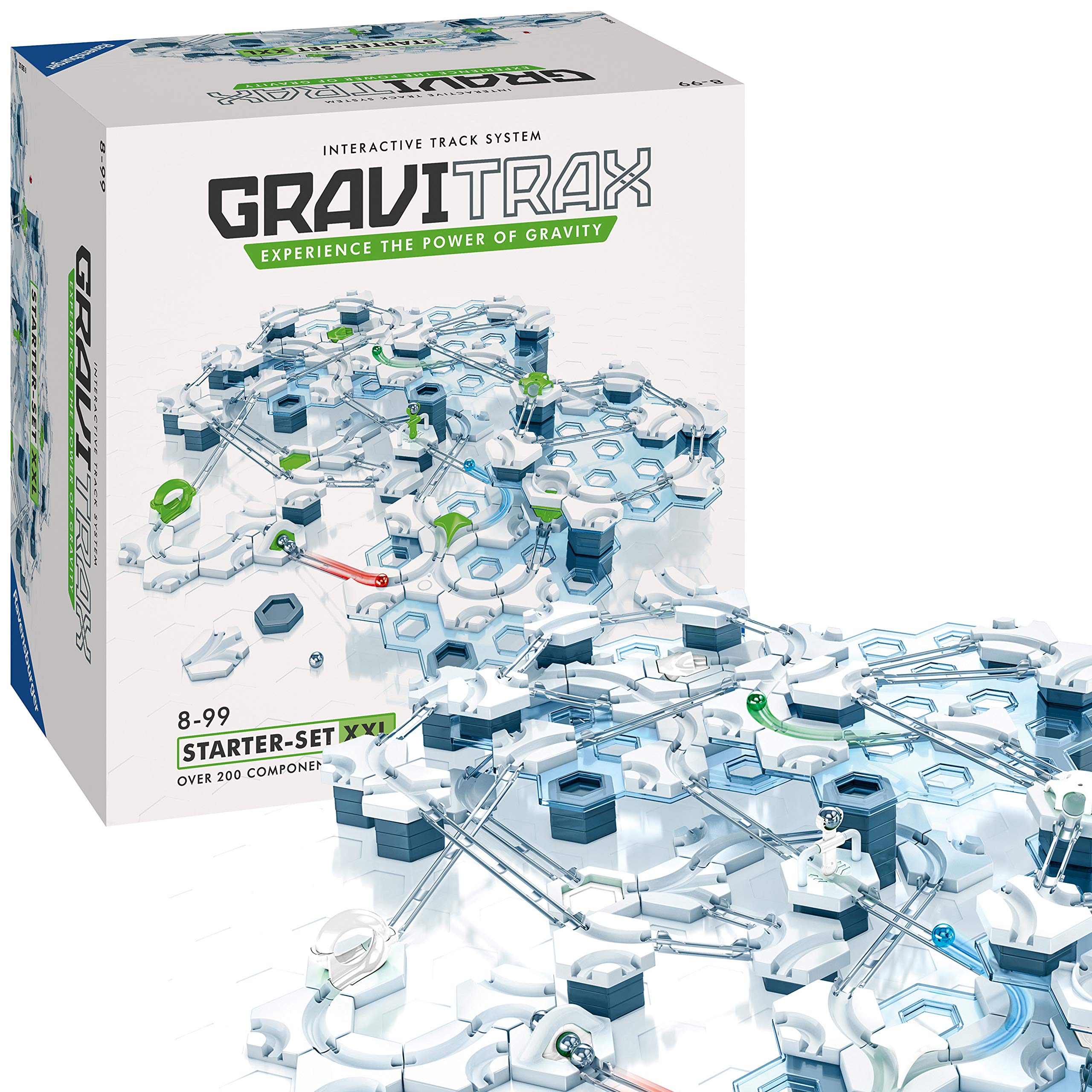 Ravensburger GraviTrax XXL Starter Set - Marble Run & STEM Building Toy for Kids Ages 8+ | Educational Construction Game for Boys & Girls | Amazon Exclusive | 2019 Toy of The Year Finalist | Perfect for Home Learning & STEM Classroom Activities