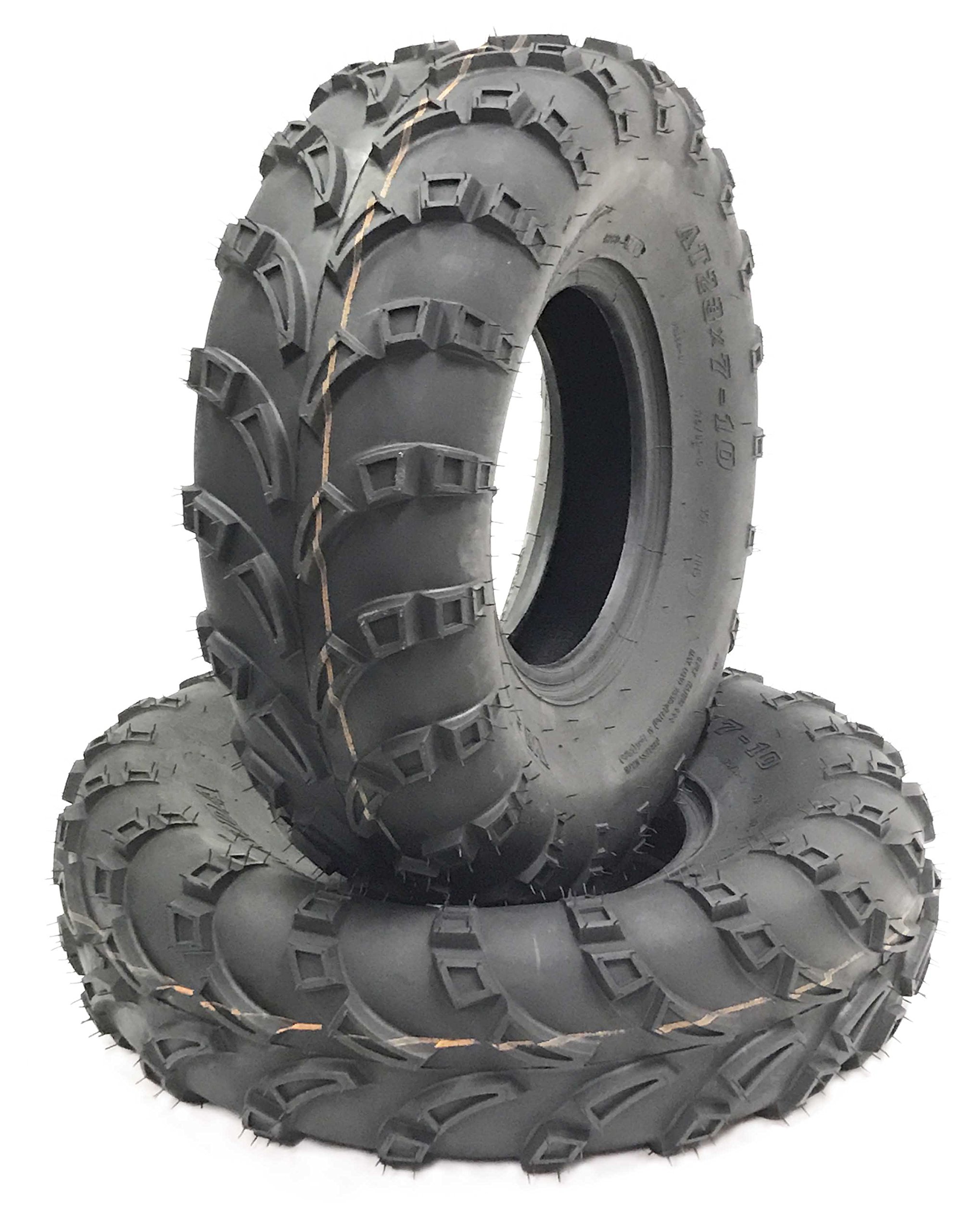 WANDA Set of 2 ATV Tires 23x7-10 6PR Heavy Duty All Terrain Tires for ATV, UTV & Quad - Perfect for Off-Road, Mud, Sand & Trail Riding