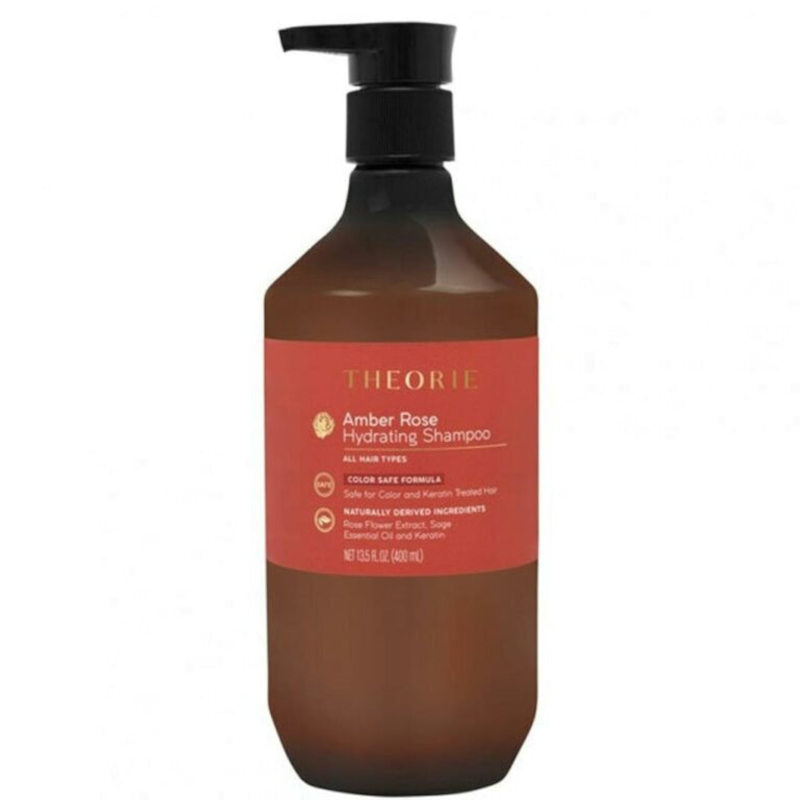 Amber Rose Hydrating Shampoo for Dry Hair - 13.5oz Moisturizing Shampoo with Natural Oils - Sulfate-Free & Paraben-Free Hair Care - Perfect for Daily Use & Color-Treated Hair