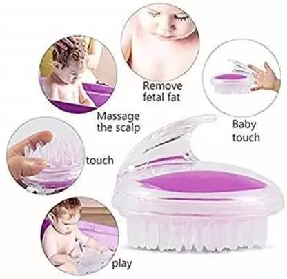 Elecsera Scalp Massager & Exfoliator - Soft Silicone Shampoo Brush for Hair Care & Scalp Stimulation - Perfect for Relaxation, Dandruff Removal & Deep Cleansing at Home or Salon