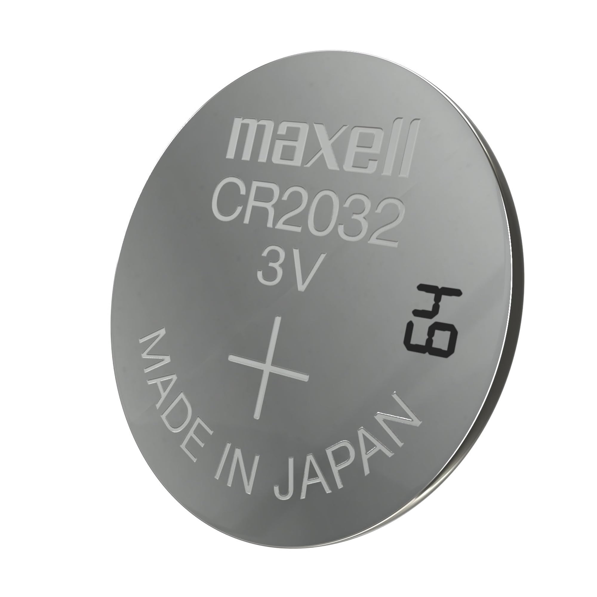 Maxell CR2032 Lithium Coin Cell Batteries (5-Pack) - Long-Lasting Power for Watches, Key Fobs, Calculators & Medical Devices