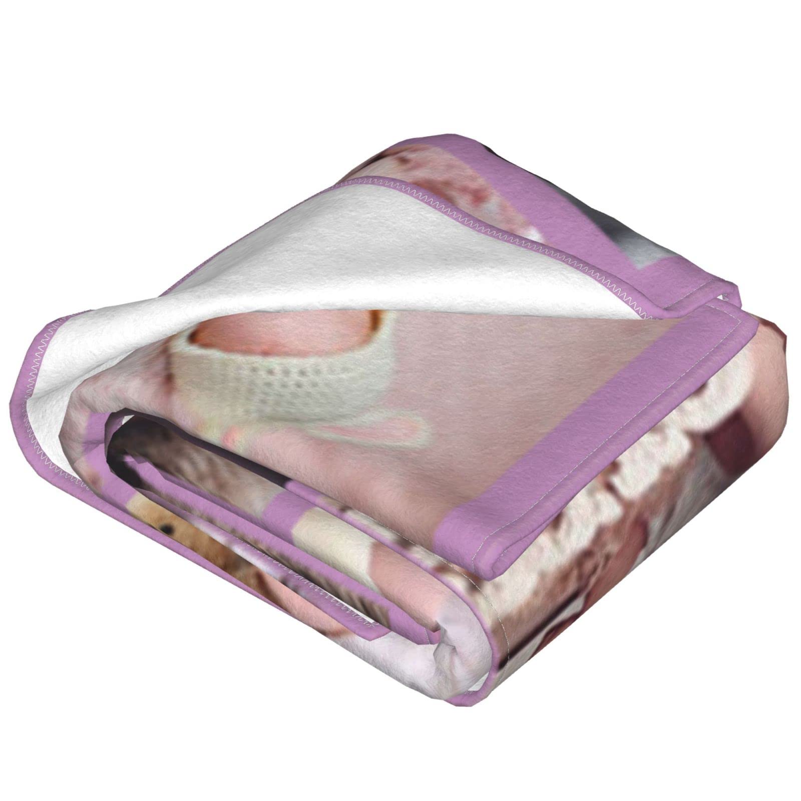 Custom Photo Blanket - Personalized Throw Blanket with Your Picture & Text | Gift for Baby, Mother, Father, Friends, Lover, Dog & Pet | Birthday Present | Perfect for Cuddling, Home Decor & Special Occasions