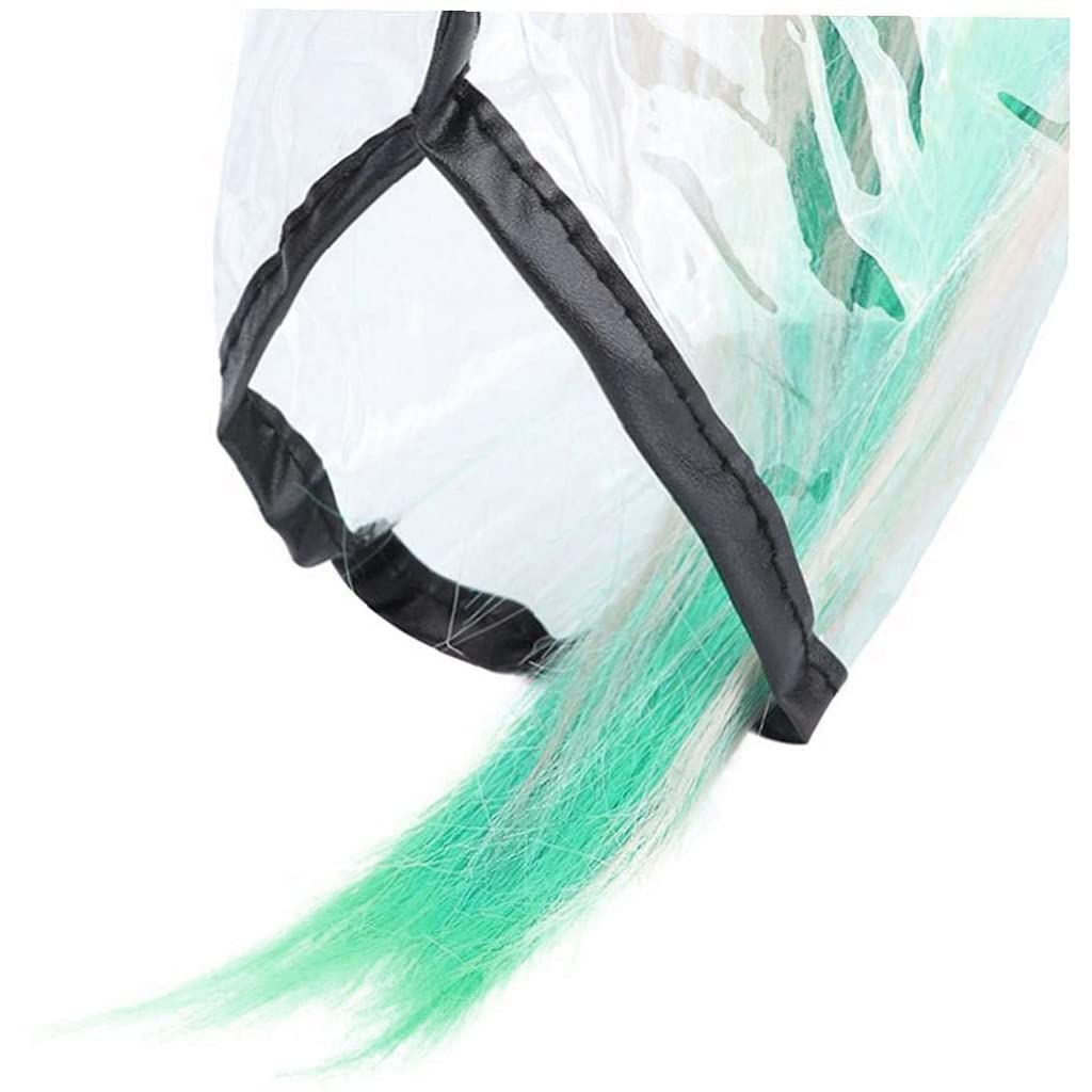 HZFLY 2 Pack Hair Washing Funnel and Apron Set for Upright Hair Washing - Clear Waterproof Hair Dye Cape for Salon & Home Use - Elderly & Disabled Care - Perfect for Bedridden Patients & Shower Chairs