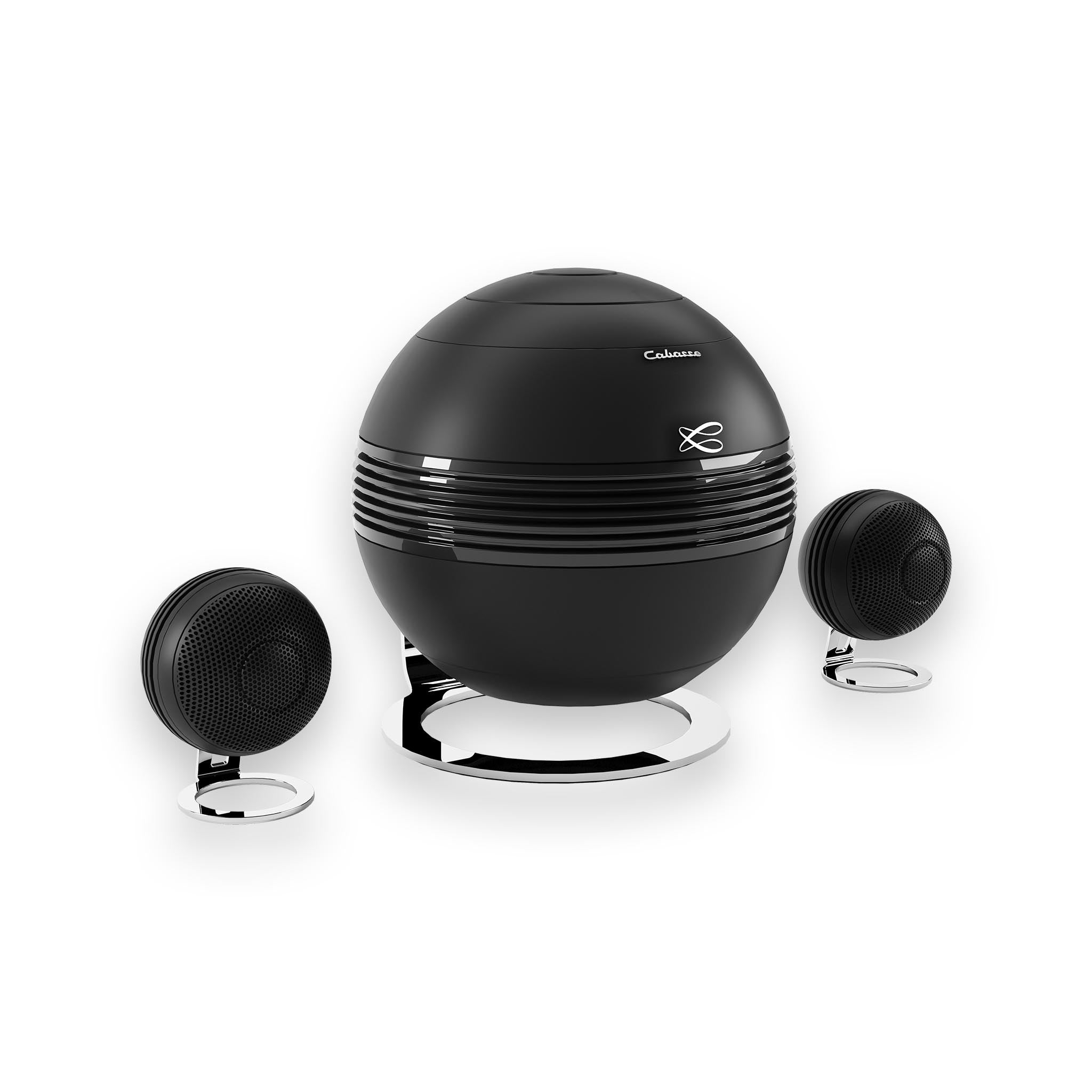 Cabasse The Pearl Keshi 2.1 Wireless Bluetooth Speaker System - Premium Home Audio for Living Room, Bedroom & Office Entertainment