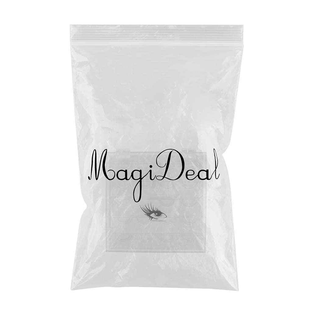 Trendy Retail® 10-Pair Clear Acrylic False Eyelash Storage Case - Eyelash Organizer Box with Display Stand for Makeup Artists & Salon Professionals - Perfect for Travel, Home Makeup Vanity & Professional Salon Use