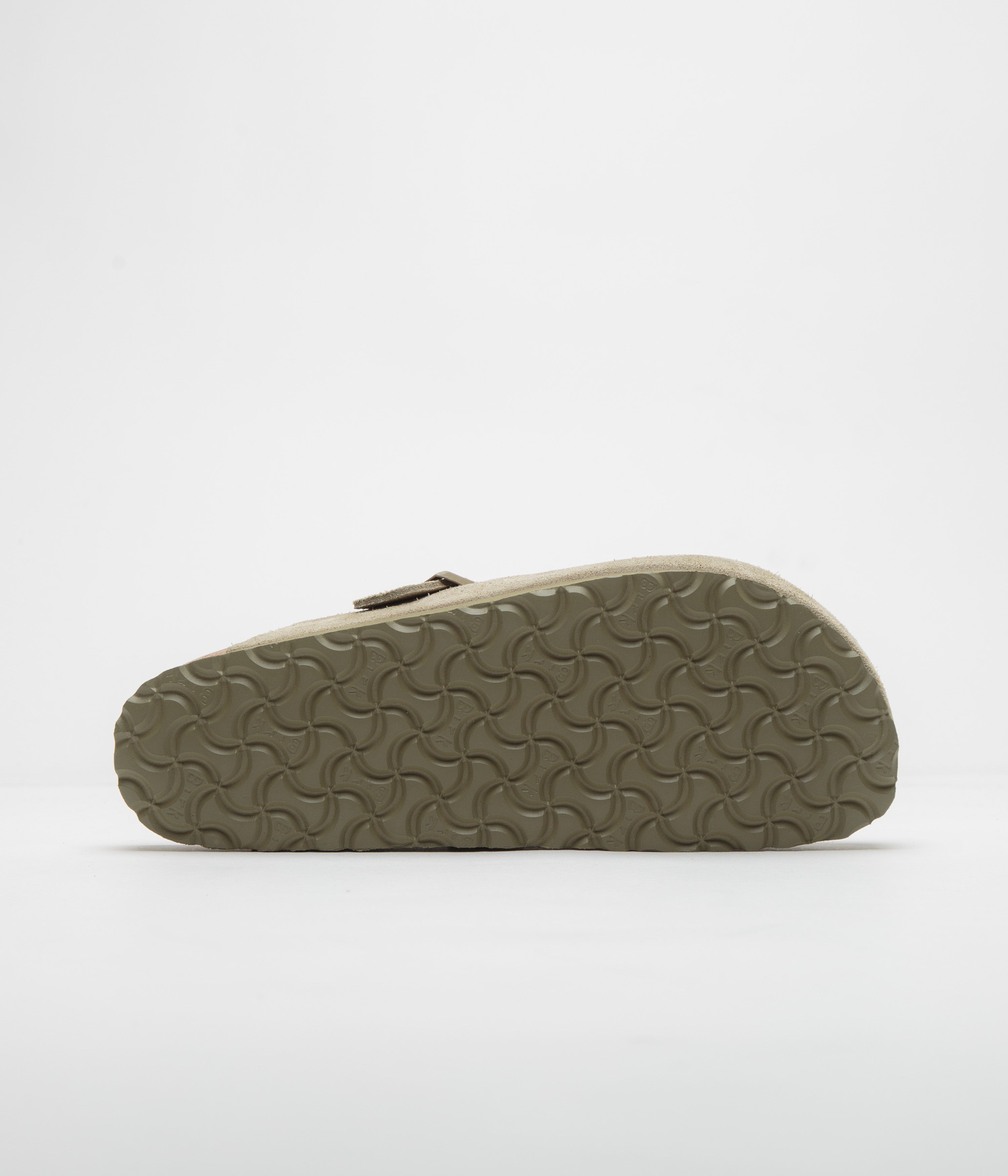 Birkenstock Boston Narrow Sandals for Women & Men - Comfortable Clogs with Soft Footbed - Faded Khaki Suede - Perfect for Home, Office & Casual Wear