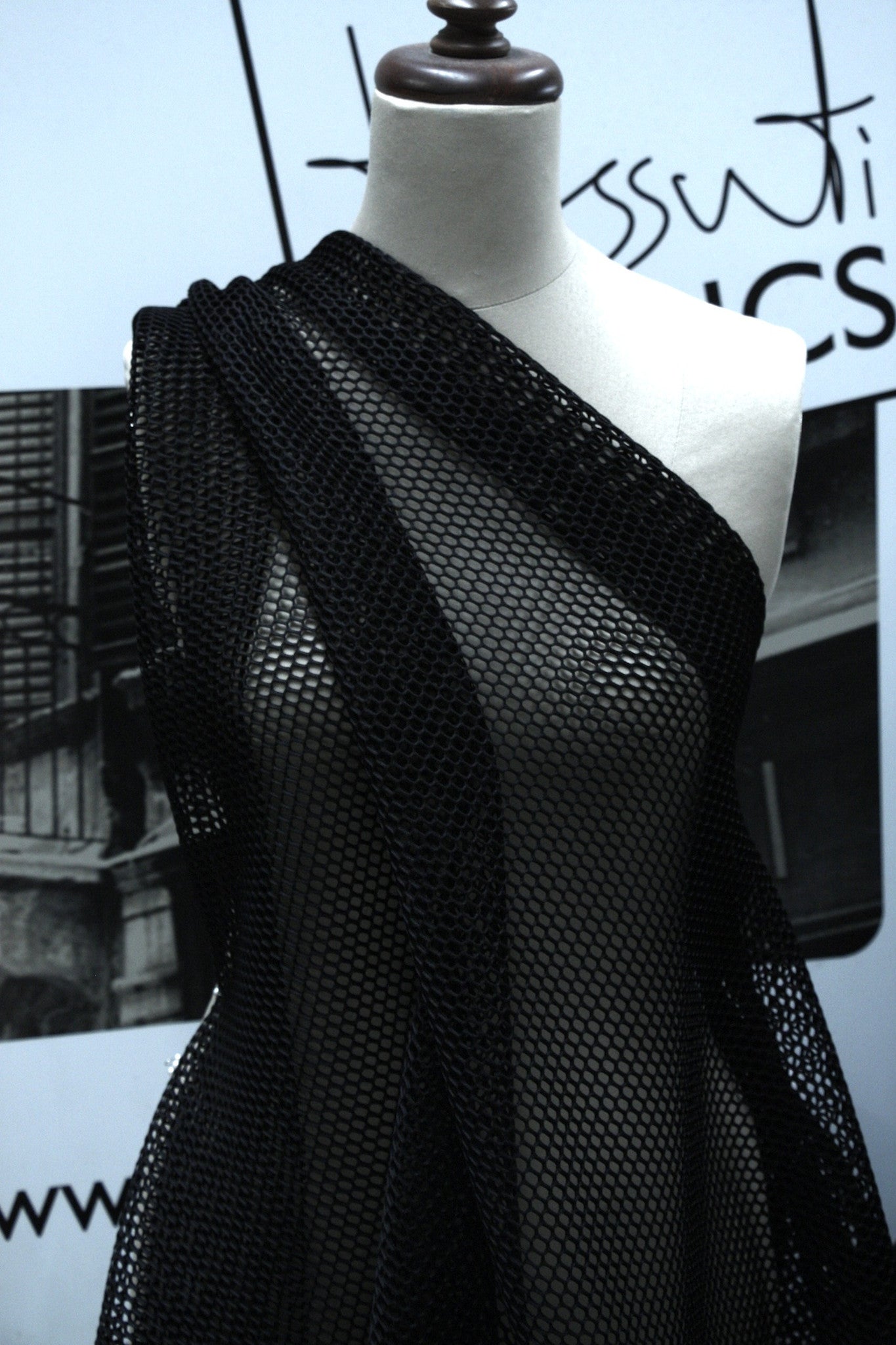Black Pop Art Webbing - Durable & Stylish Elastic Straps for Bags, Shoes & DIY Crafts - Perfect for Fashion Accessories & Home Decor Projects