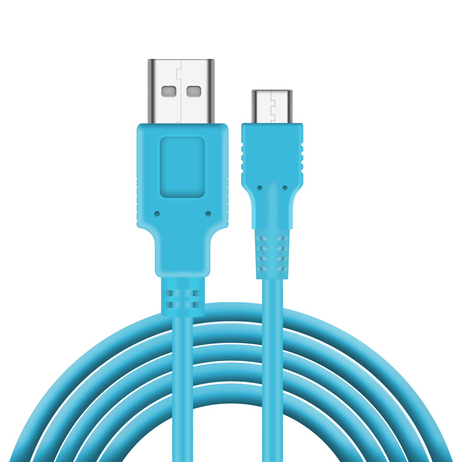 ECHZOVE Fast Charger for Nintendo Switch & OLED Model - 4.92ft USB-C Charging Cable Compatible with Switch Pro Controllers | Portable Gaming Accessories for Travel, Home & On-the-Go Play (Blue)