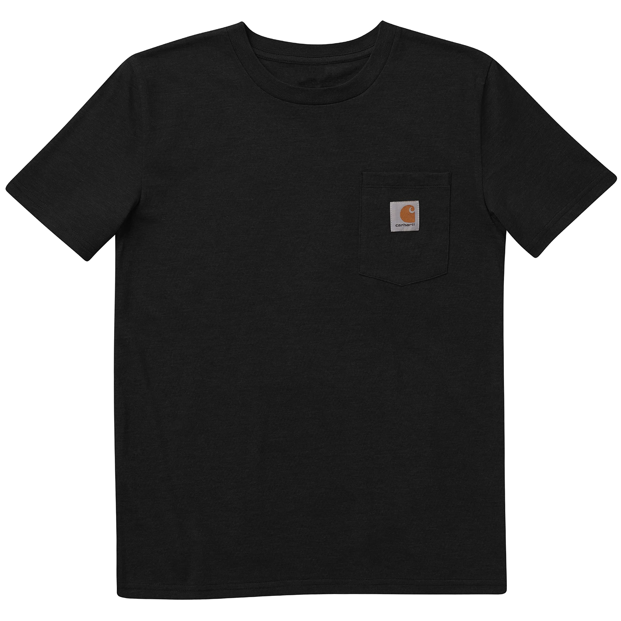 Carhartt Boys' Short Sleeve Pocket T-Shirt - Durable Cotton Tee for Kids, Playground & Outdoor Activities