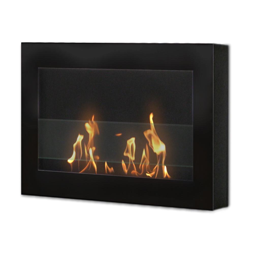 Anywhere Fireplace SoHo Wall Mounted Ethanol Fireplace - Modern Ventless Bio Ethanol Fireplace with 3 Color Options for Living Room, Bedroom & Outdoor Decor