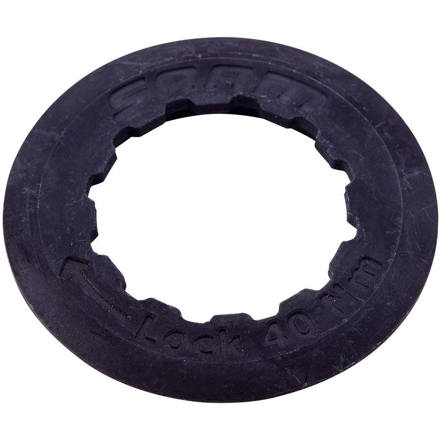 SRAM 12T Steel Cassette Lockring - Compatible with SRAM 12-Tooth First Cog | Durable Bike Drivetrain Component for Road & Mountain Bikes