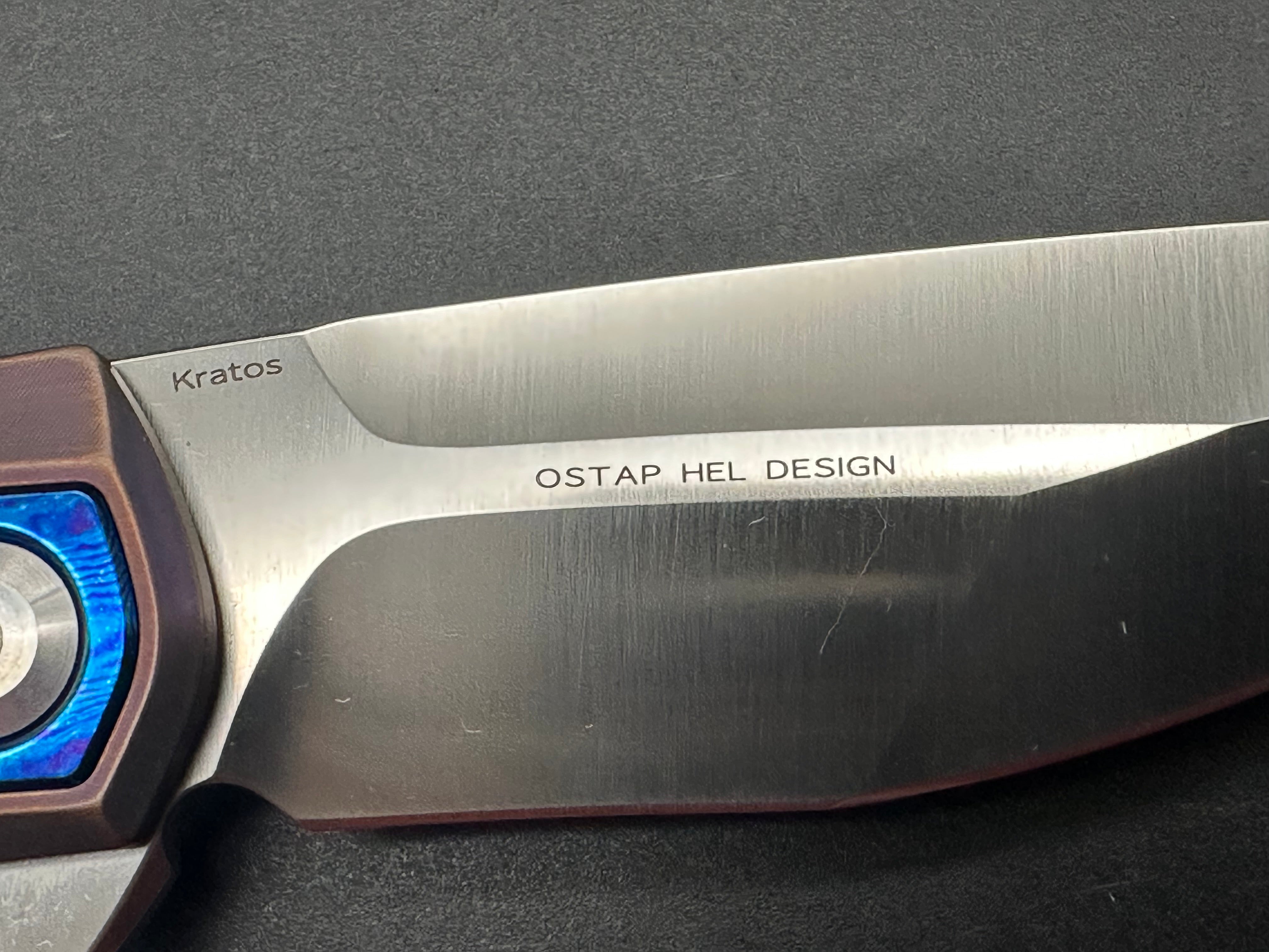 Premium Kansept Kratos Frame Lock Folding Knife - 3.75