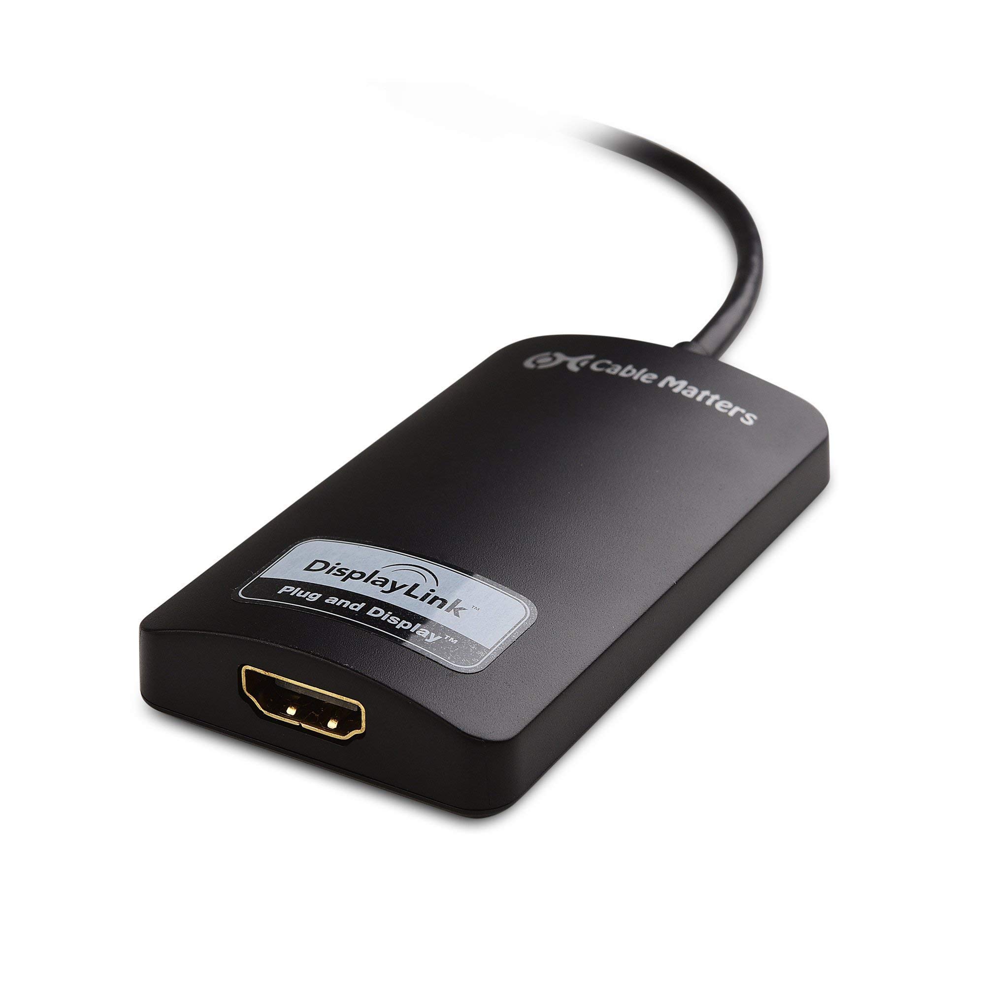 Cable Matters 4-Port USB 3.0 KVM Switch Kit with HDMI Adapter - Share Keyboard, Mouse & Monitor Between 4 Computers | Perfect for Home Office, Gaming & Multi-Device Workspaces