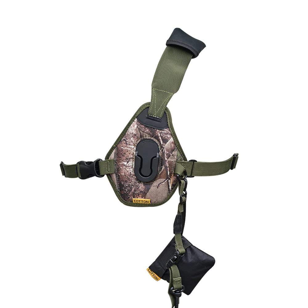 Skout G2 Sling Style Camera Harness - Adjustable Cotton Carrier for DSLR & Mirrorless Cameras - Secure Hands-Free Photography Gear for Hiking, Travel & Outdoor Adventures