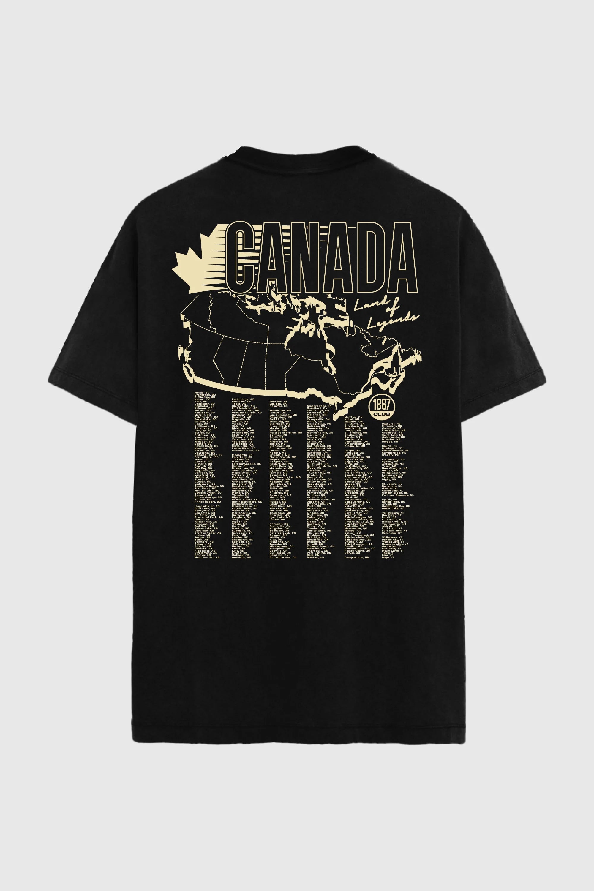 Coast to Coast Tee - Premium Cotton T-Shirt for Men & Women | Comfortable Casual Wear for Travel, Outings & Everyday Style