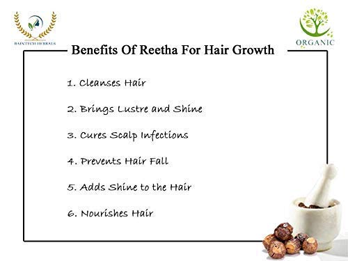 RAINTECH HERBALS Reetha Powder & Multani Mitti Powder Combo for Hair Care – 200g (2 x 100g) | Natural Hair & Scalp Treatment | Cleanses, Strengthens & Nourishes Hair | 100% Pure Organic | Perfect for Deep Cleansing & Revitalizing Dull Hair at Home