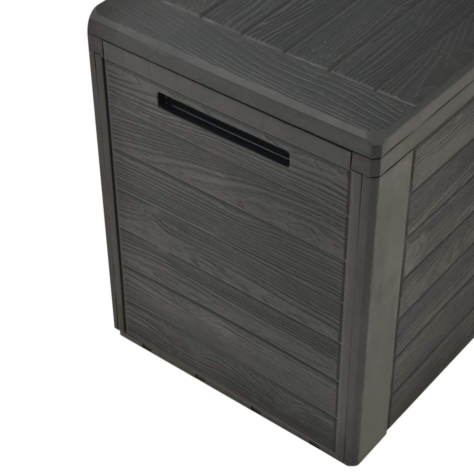 Tidyard 50.2 Gal Outdoor Storage Box - Waterproof Deck Box with Lockable Lid for Garden Tools, Pool Toys & Patio Furniture - 38.7 x 17.3 x 21.7 Inches - Perfect for Backyard, Lawn, Poolside & Outdoor Organization