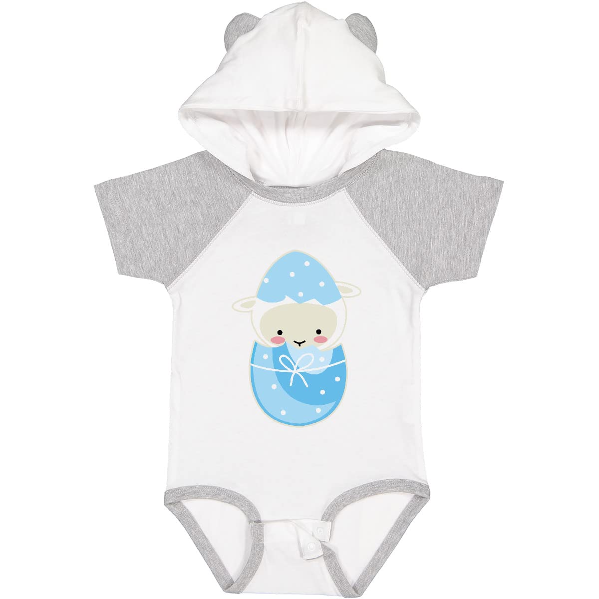 Inktastic Easter Baby Lamb Bodysuit - Cute Easter Outfits for Infants & Newborns - Perfect for Easter Photos, Church, and Family Gatherings