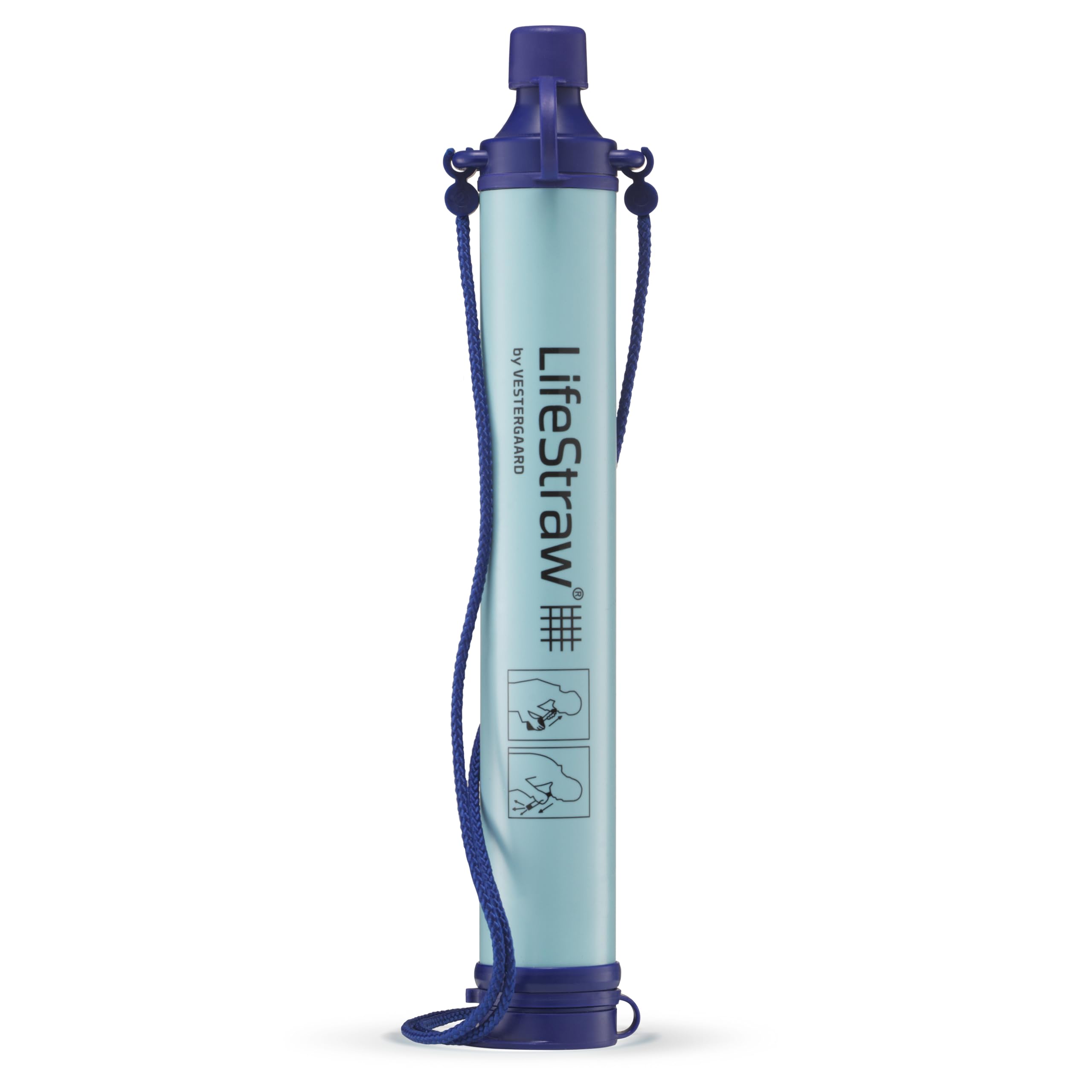 LifeStraw Personal Water Filter - Portable Straw for Hiking, Camping, Travel & Emergency Survival | Removes 99.9% of Bacteria & Parasites | Perfect for Outdoor Adventures & Disaster Preparedness