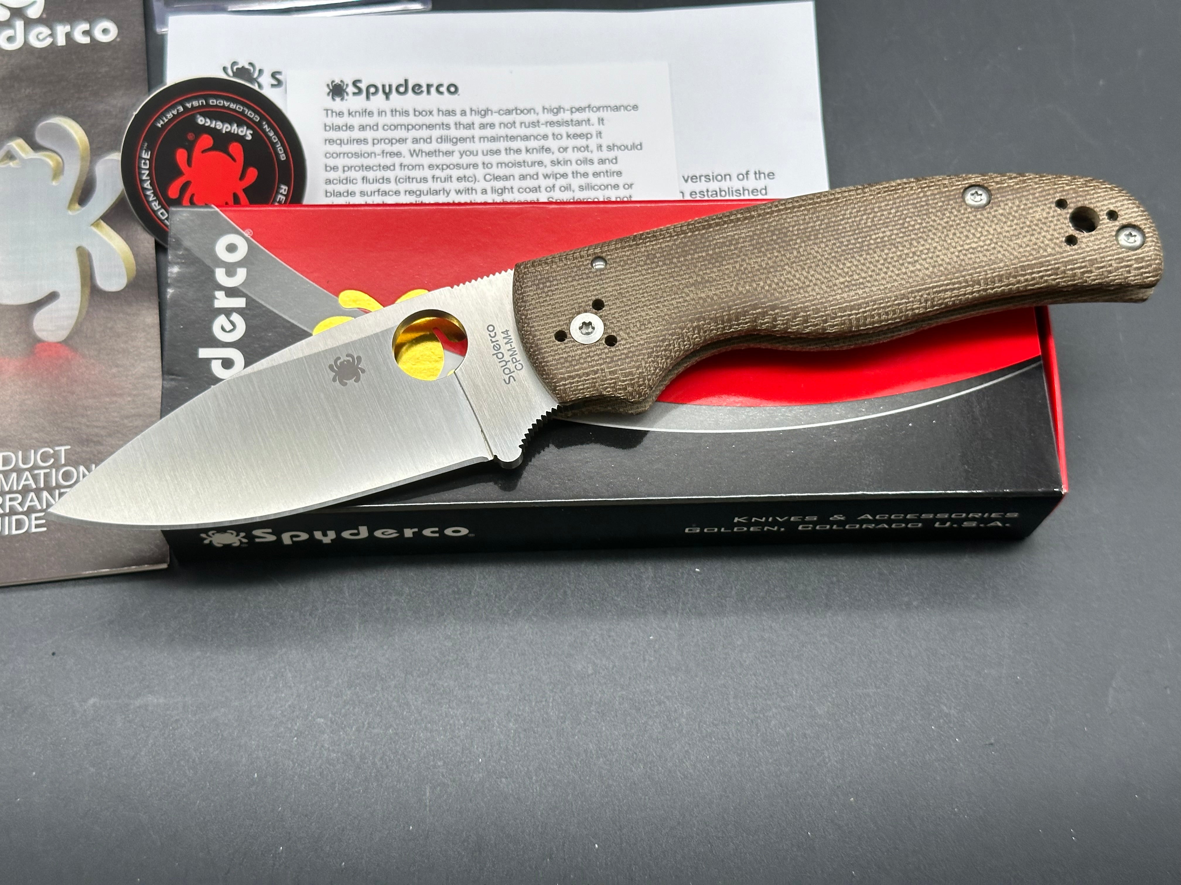 Spyderco Shaman Folding Knife - 3.6