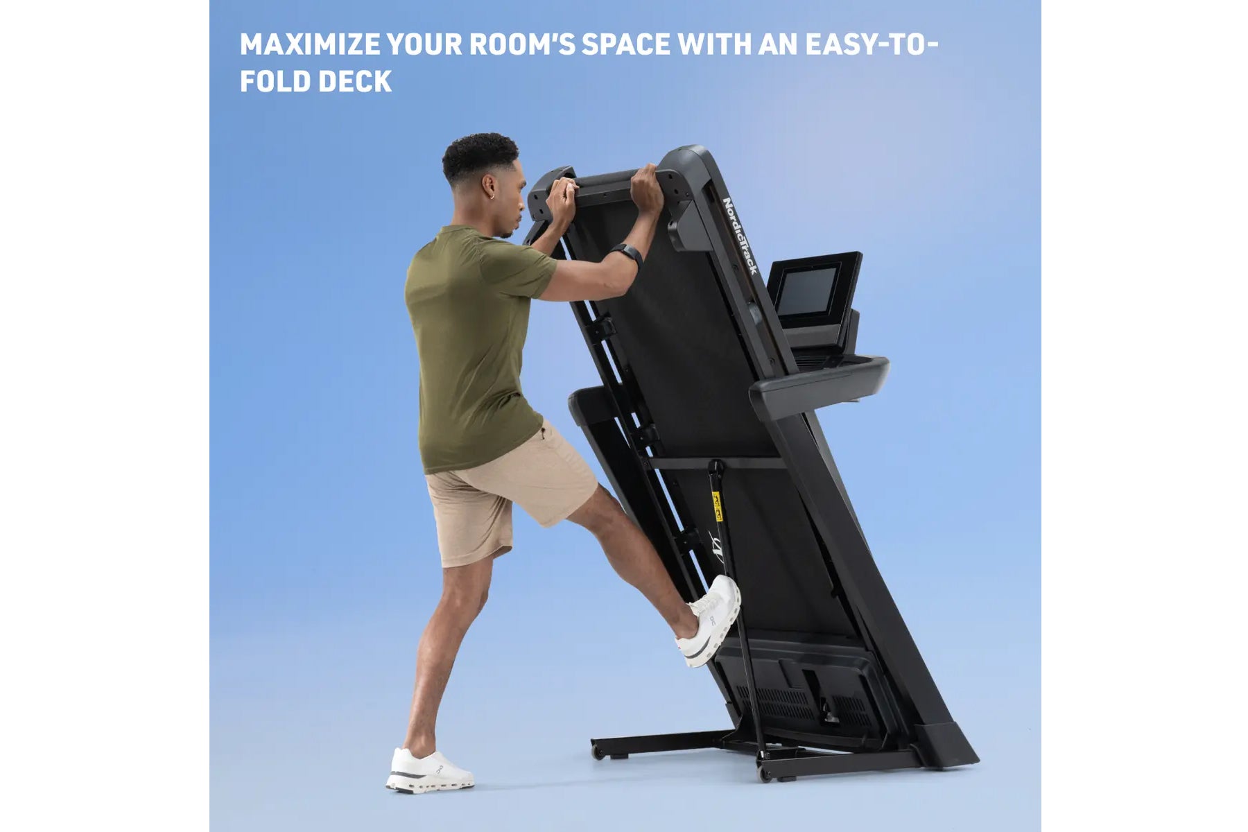 NordicTrack T Series 10 Treadmill - Foldable Home Exercise Equipment for Running & Walking | Perfect for Home Gym, Cardio Workouts & Fitness Training