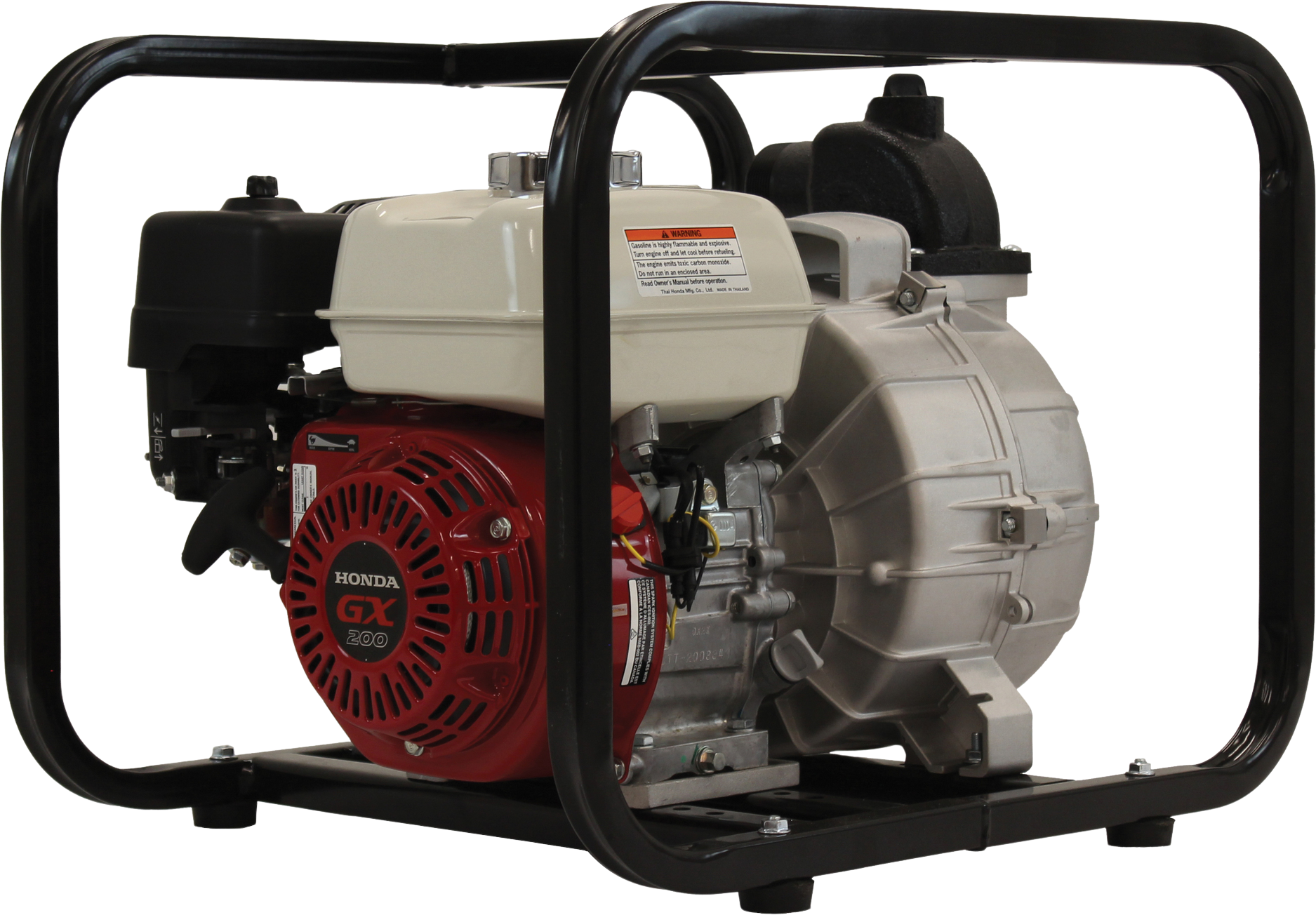 Brave BRP500TP2 Commercial Grade Trash Pump 2 - 235 GPM with Honda GX200 Engine | 1-Inch Solids Capacity | Heavy Duty Water Transfer for Construction, Flood Control & Agricultural Use