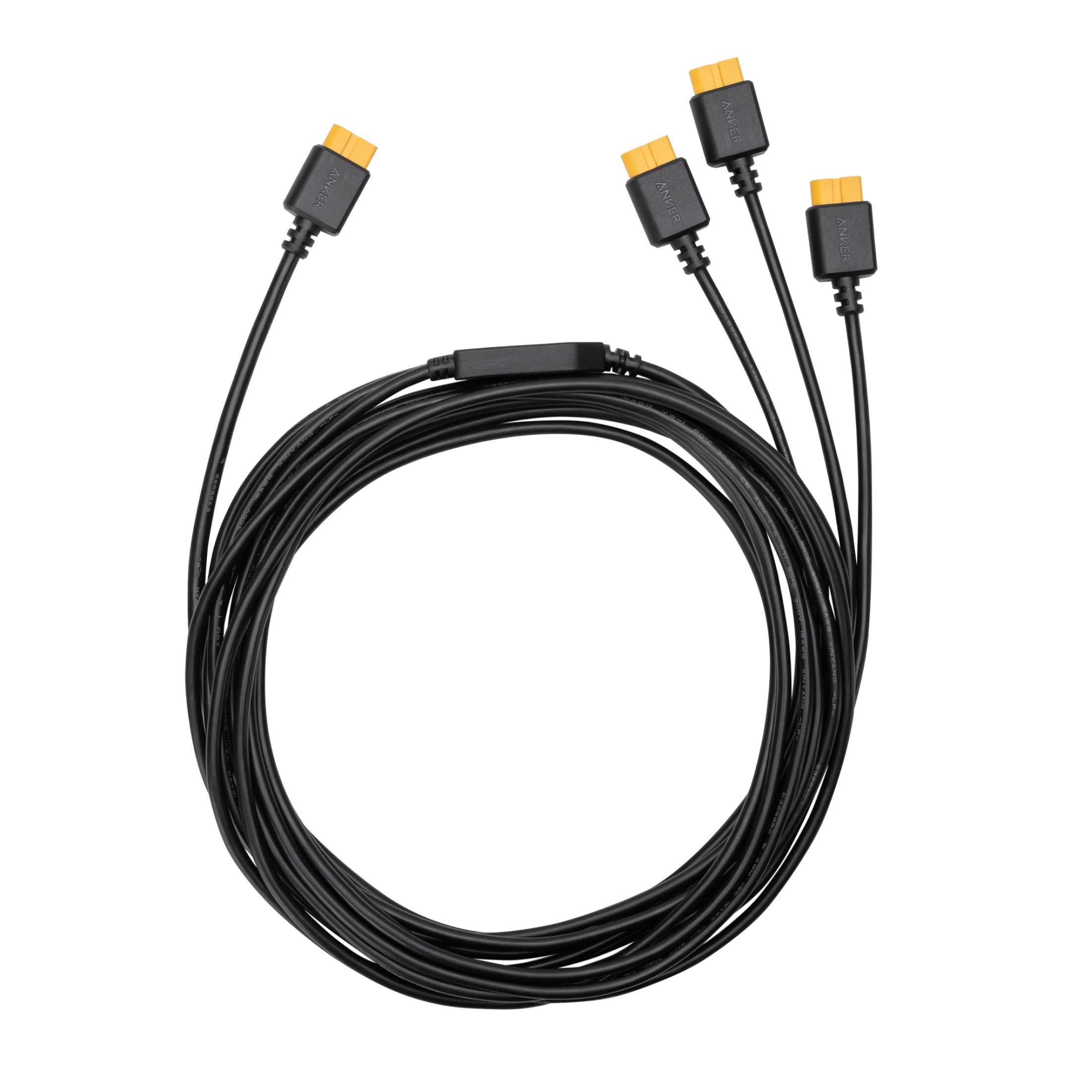 Anker SOLIX XT60 3-Port Solar Charging Cable for RV, Boat & Outdoor - Fast USB Charger for Phones, Tablets & Devices | Weatherproof & Durable Design