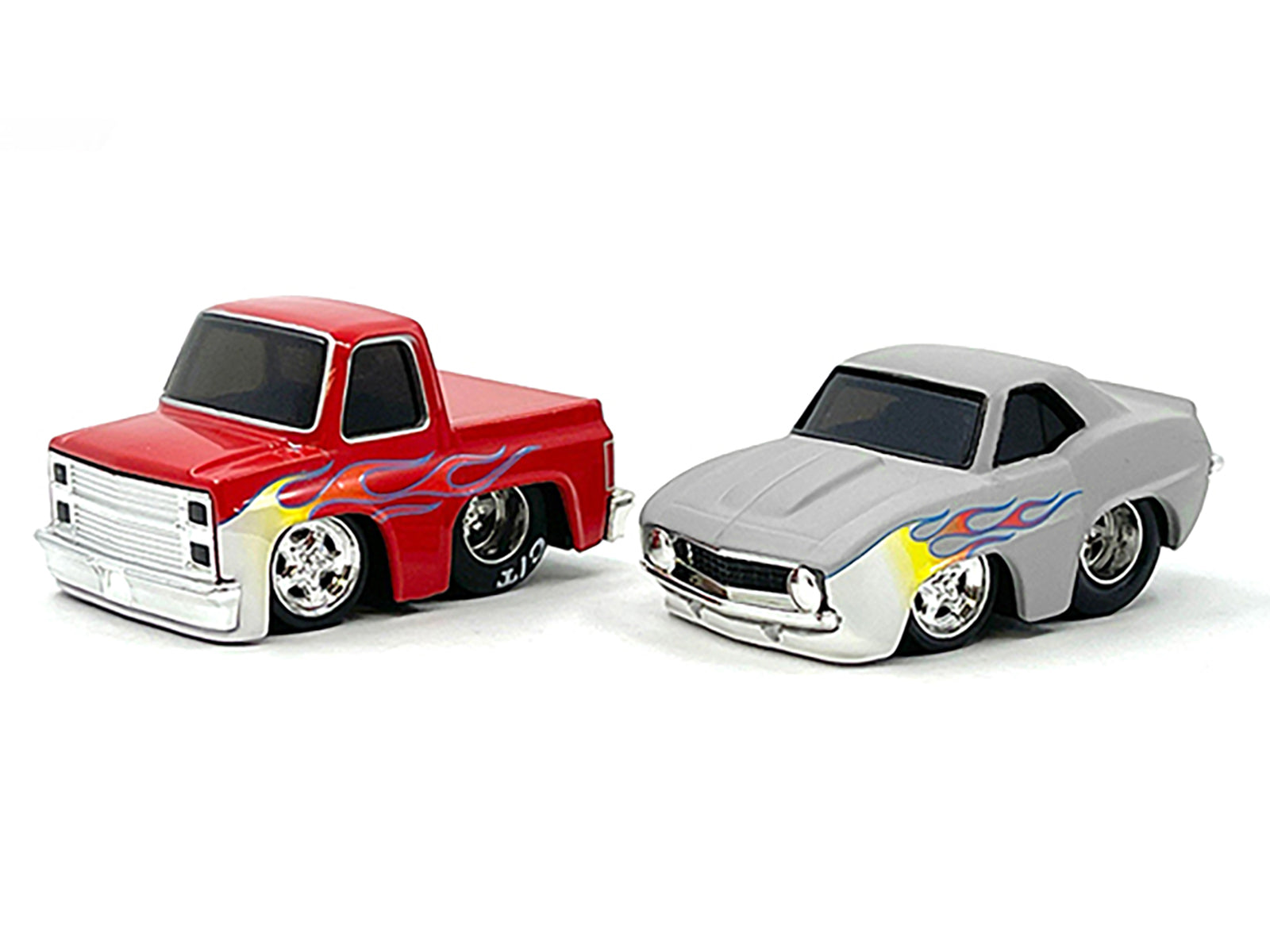 Pro Street Series 1 Chevrolet Double Pack - Set of 2 Diecast Model Cars by CarTuned | Collectible 1:24 Scale Replica Vehicles for Display & Racing Enthusiasts